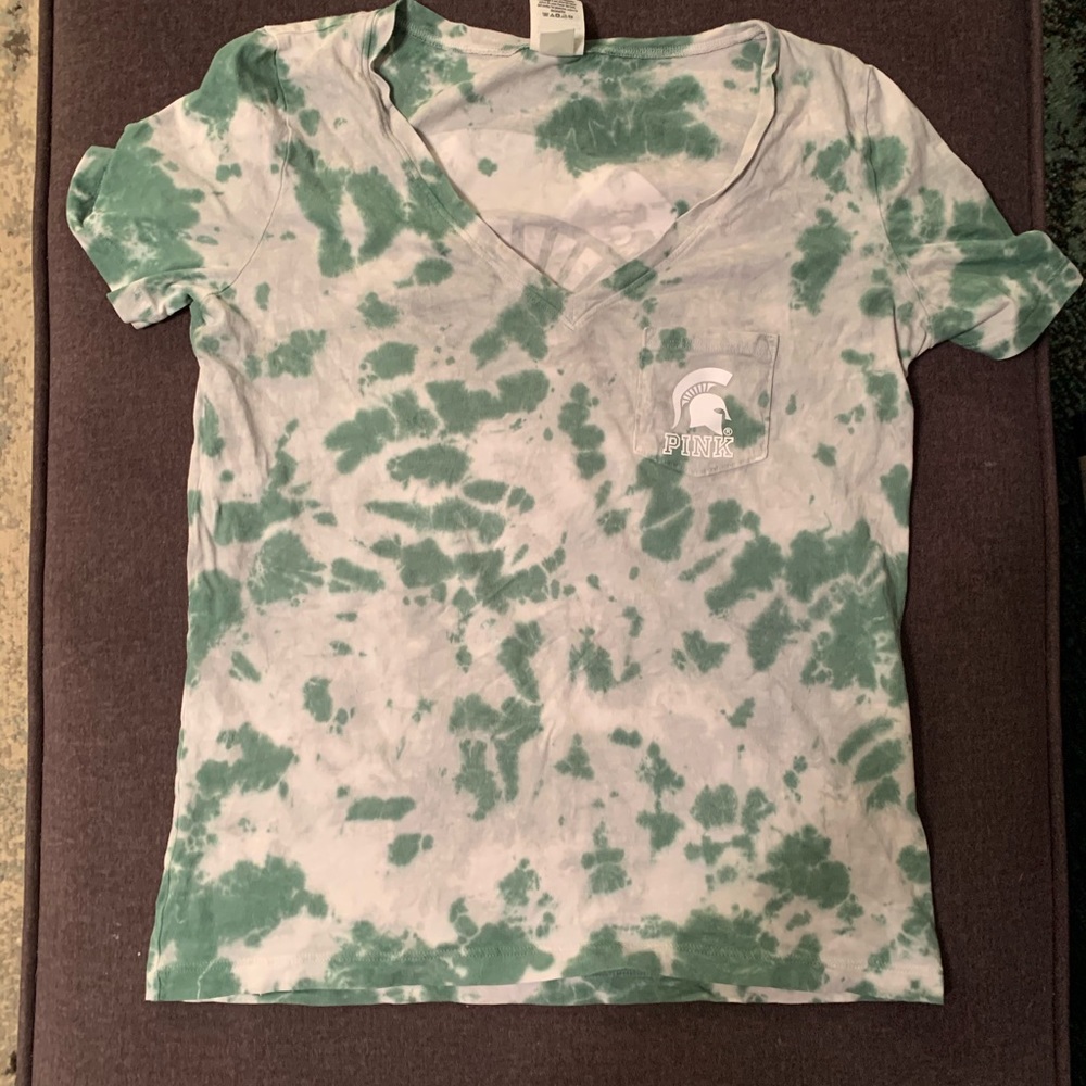 Victoria Secret PINK MSU T-shirt- SZ XS- EUC